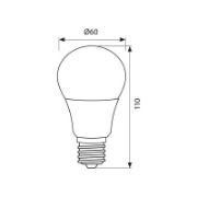 Снимка на LED лампа 10 W E27 4000 K Largo VIVALUX