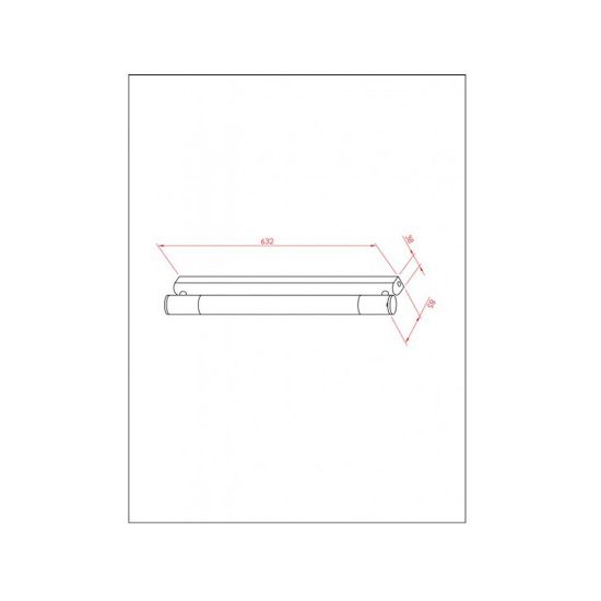 Снимка на LED осветително тяло за баня  63.2x8.5x3.8см хром INTER CERAMIC