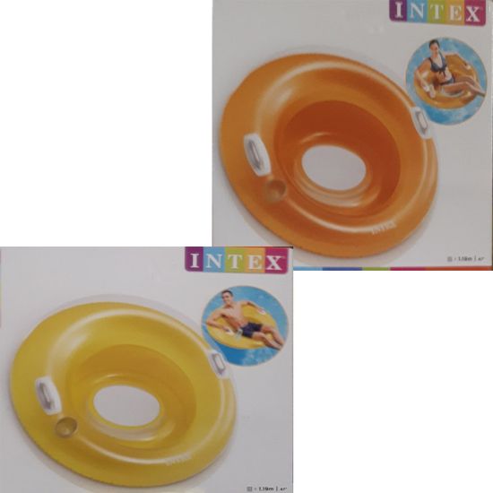 Снимка на Надуваемо кресло с дръжки INTEX