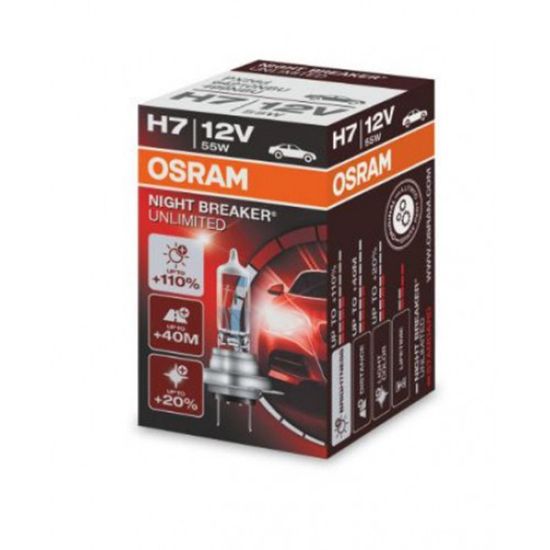 Снимка на Халогенна крушка H7 Night Breaker РX26D 55W OSRAM