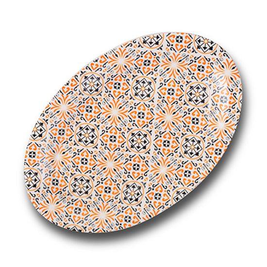 Снимка на Порцеланова овална чиния "Maiolica orange" 35 см NAVA