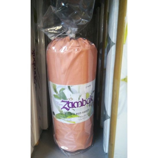 Снимка на Чаршаф с ластик 100x200 см + калъфка Cylinder Brick ZAMBAK