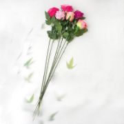 Снимка на Изкуствена роза 68 см