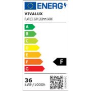 Снимка на LED осветително тяло Flat 36 W 120 см 6400 K VIVALUX