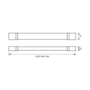 Снимка на LED осветително тяло Аtico 18 W 60 см 6400 K IP65 VIVALUX