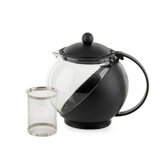 Снимка на Кана с цедка 1.25 л черна MUHLER