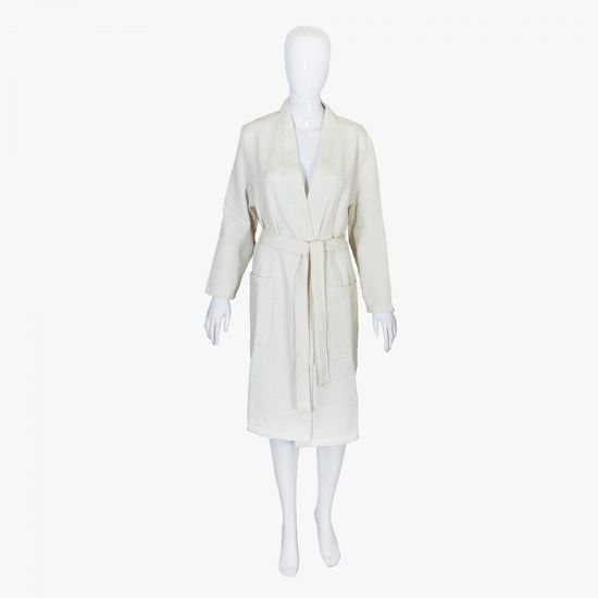 Снимка на Халат Waffle за SPA размер L/XL eкрю BULGARIA TEX