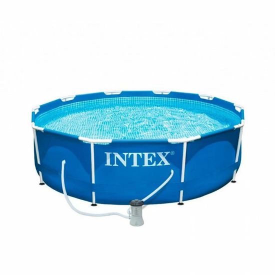 Снимка на Басейн с метална рамка и филтърна помпа 4485 л 305х76 см INTEX