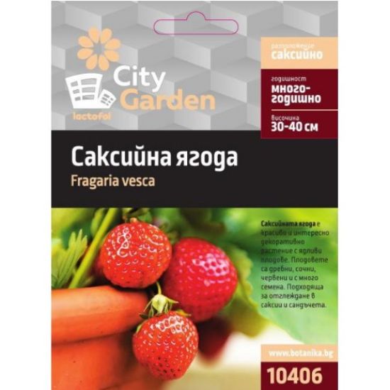 Снимка на Семена Саксийна ягода CITY GARDEN
