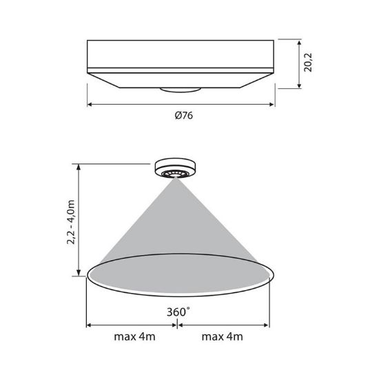 Снимка на Сензор за движение 400W 230V VIVALUX