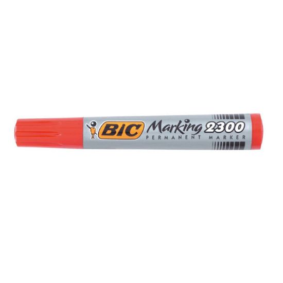 Снимка на Перманентен червен маркер BIC