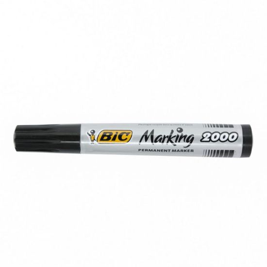 Снимка на Перманентен черен маркер BIC