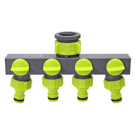 Снимка на Четворен разклонител за конектори 3/4"-1" S-line HERLY